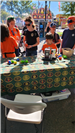 group at the Valencia County Sheriff's Office booth