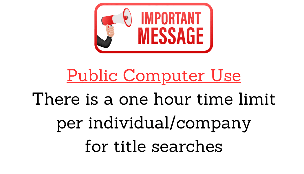 computer title search