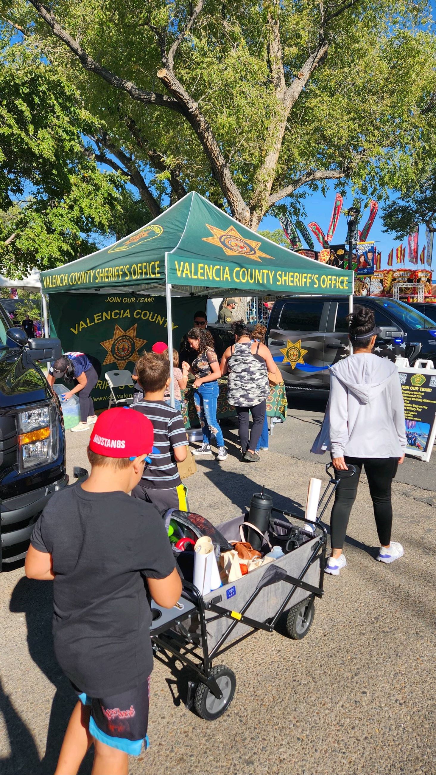 2024 LE Appreciation Day Valencia County Sheriff's Office Booth
