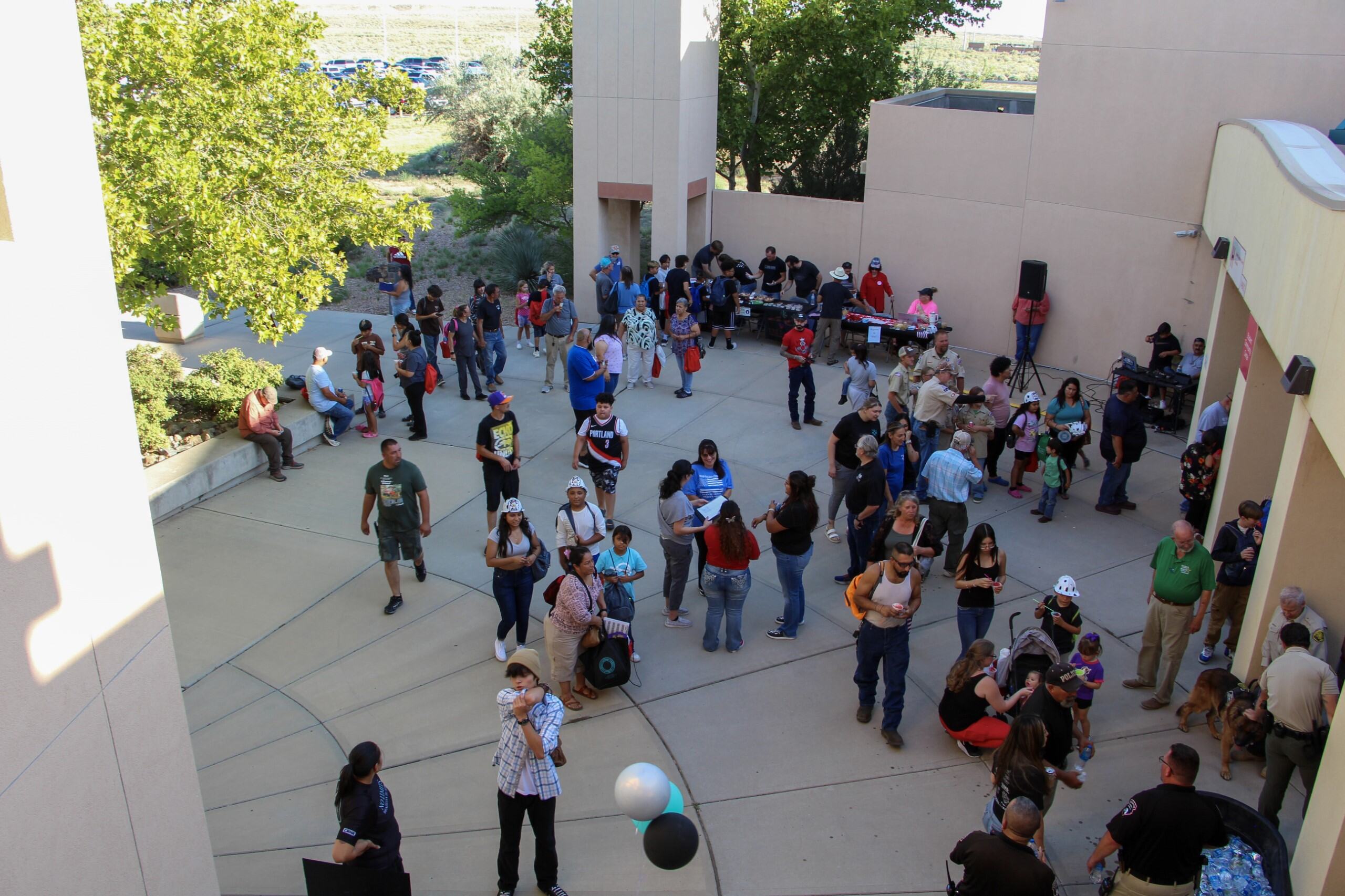NNO crowd gathering